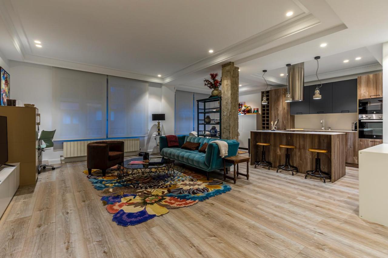 בילבאו 110 M2 Central Apartment In Abando Close To Guggenheim With Parking מראה חיצוני תמונה